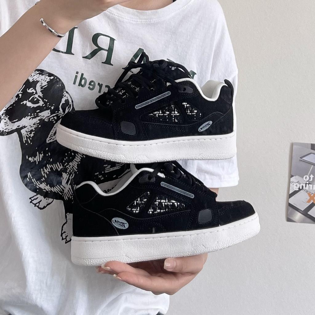 Summer ins sports board shoes chic niche retro breathable board shoes