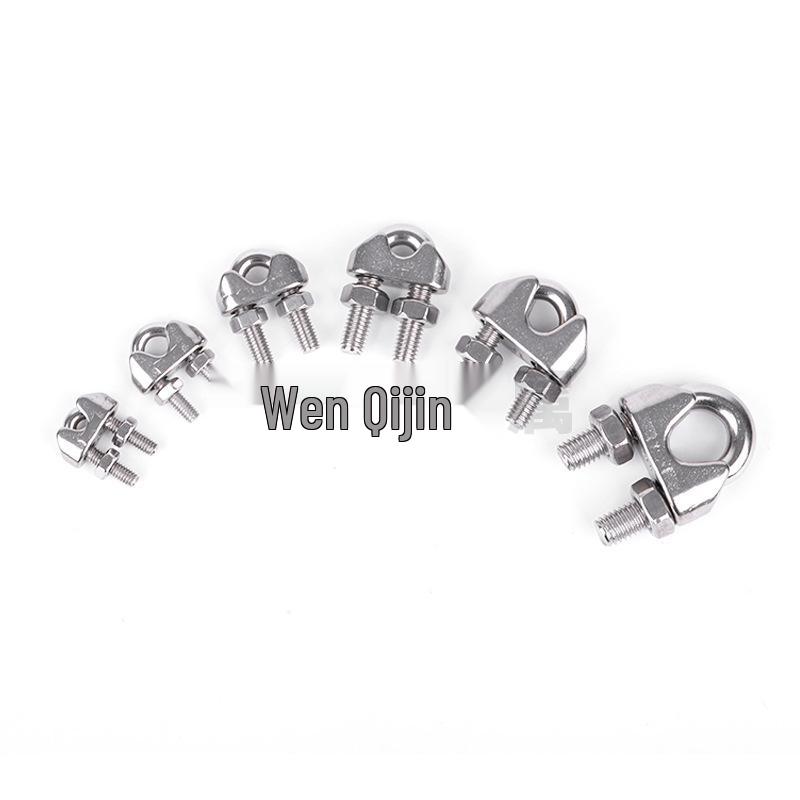 Stainless Steel Wire Rope U-Bolt Clip & Thimble Clamp (M3-M32)