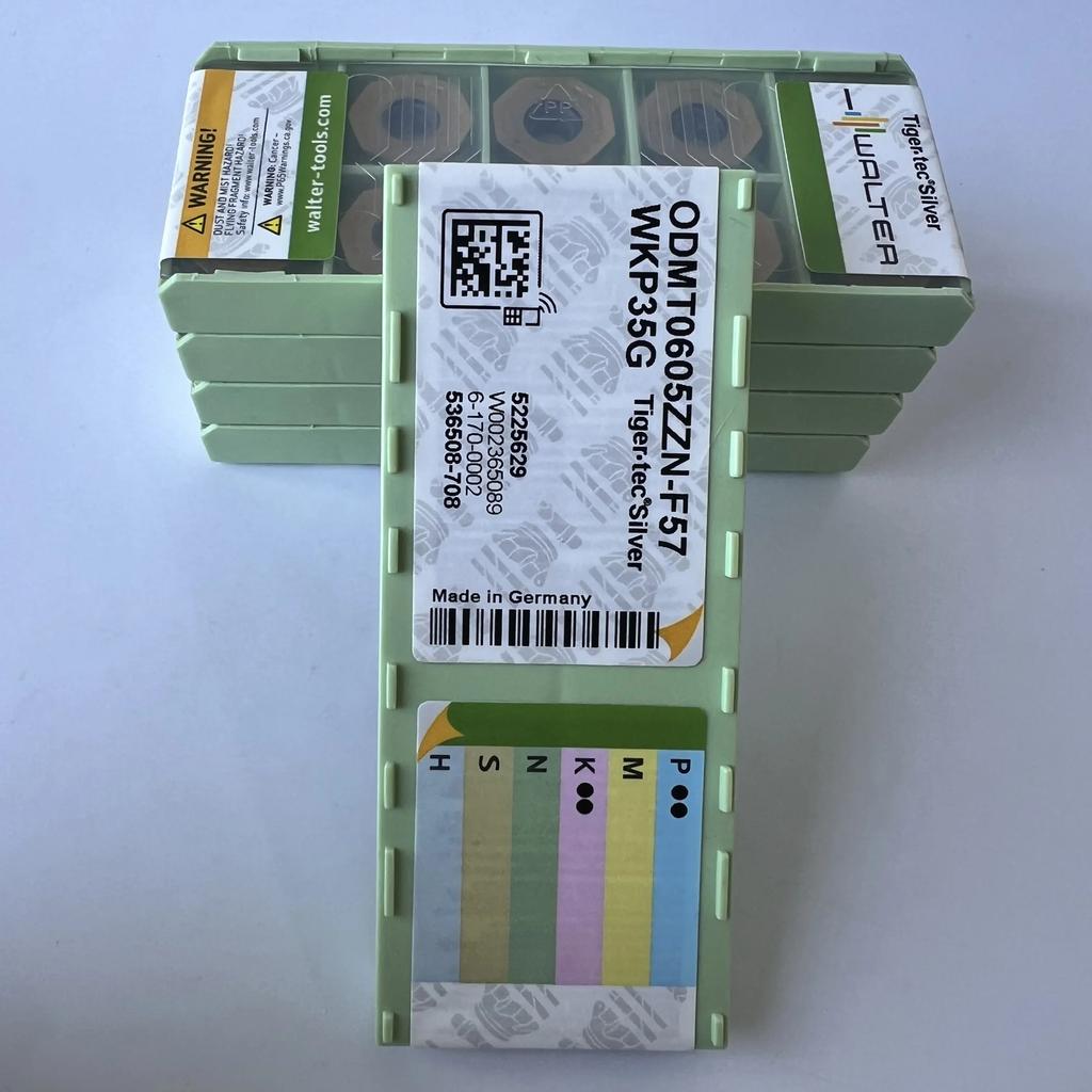 Original / ODMT0605ZZN-F57 WKP35G  / Industrial indexable Carbide Inserts 10 Pcs
