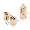 Brass Concealed Hinges 180 Degree Opening Roller Rail For Jewelry Box Cabinet Door Furniture Hardware Accessories