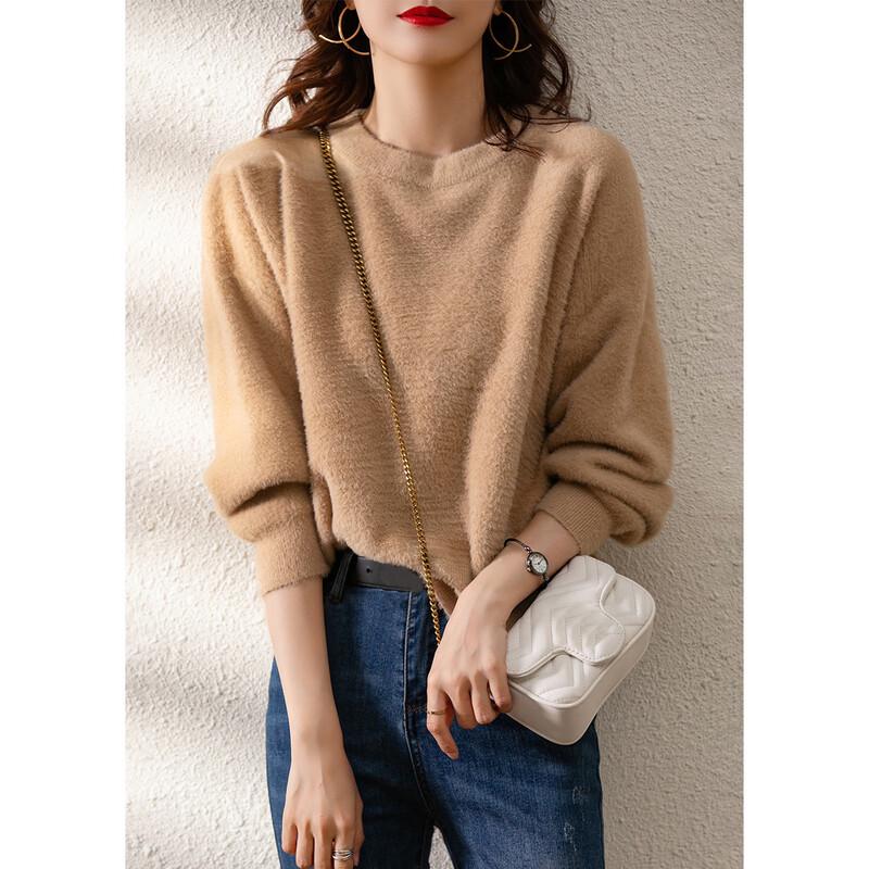 

Firstview Women s Fashion Casual Long Sleeve Sweater One Size