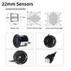 HIPPBQCC Car Parking Sensor Kit Auto Parktronic LCD Display Backlight Reverse Backup Radar Monitor System 4 Sensors 12V 4 Colors