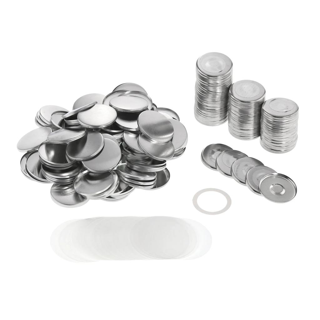 100PCS 25mm 32mm 58mm Soft Strong Magnet Fridge Button Making Parts DIY Refrigerator Button Badge Maker Accessories Supplies