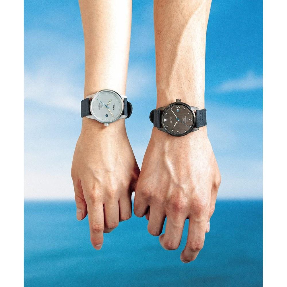 TRIWA HUMANIUM Time for Peace Unisex Watch HU39GB-CL080701 Recycled Canvas Strap Nordic Design Official Import Sweden