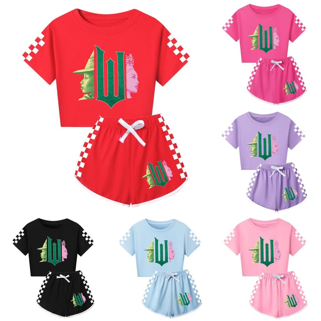 Print Wicked Children Short Sleeved Short Style Suit Pajama Clothing Fashion