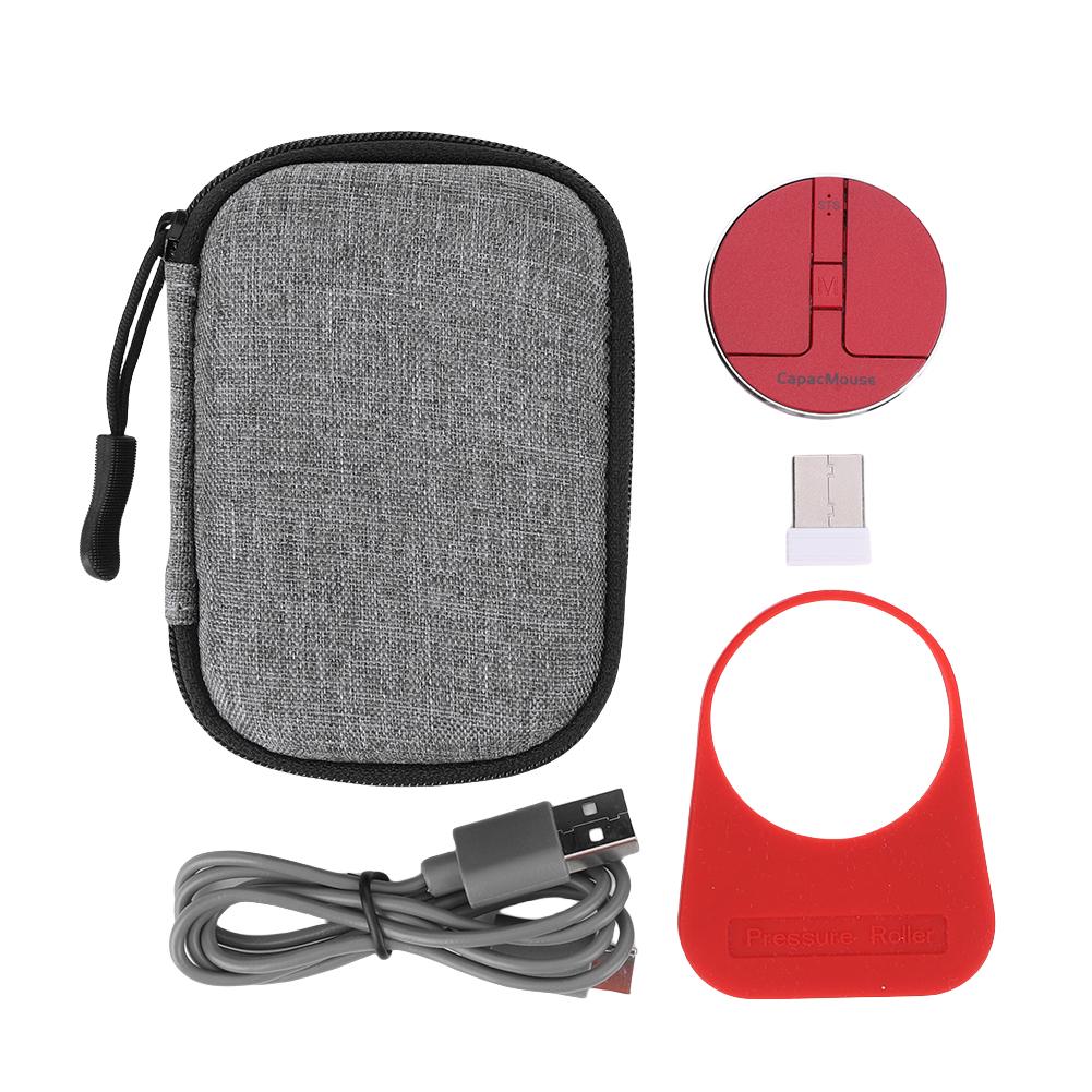 Wireless Mice 3 Mode BT 5.2/2.4G/USB Mini Capacitive Mouse Portable Silent Mouse 3 Adjustable DPI for PC Laptop Notebook Desktop