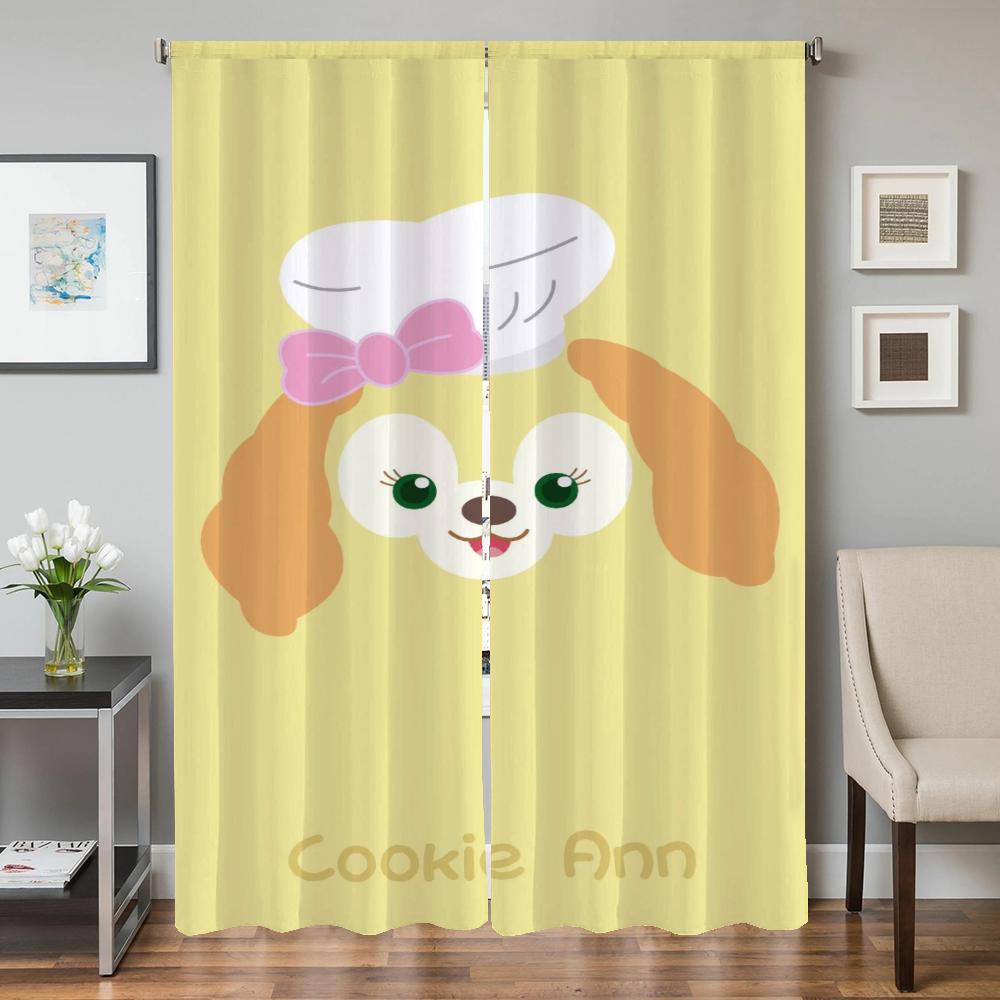 

Домашний интерьер Кухня Шторы для гостиной 2 шт. Плотные шторы Дверная штора C-cookie Ann Спальня Украшение Раздел W50xH70cmx2pcs-CL