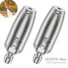 Turbo Nozzle for Pressure Washer Stainless Steel Rotating Pressure Washer Jet Nozzle 3625PSI Max 1/4inch Quick Connect Pressure