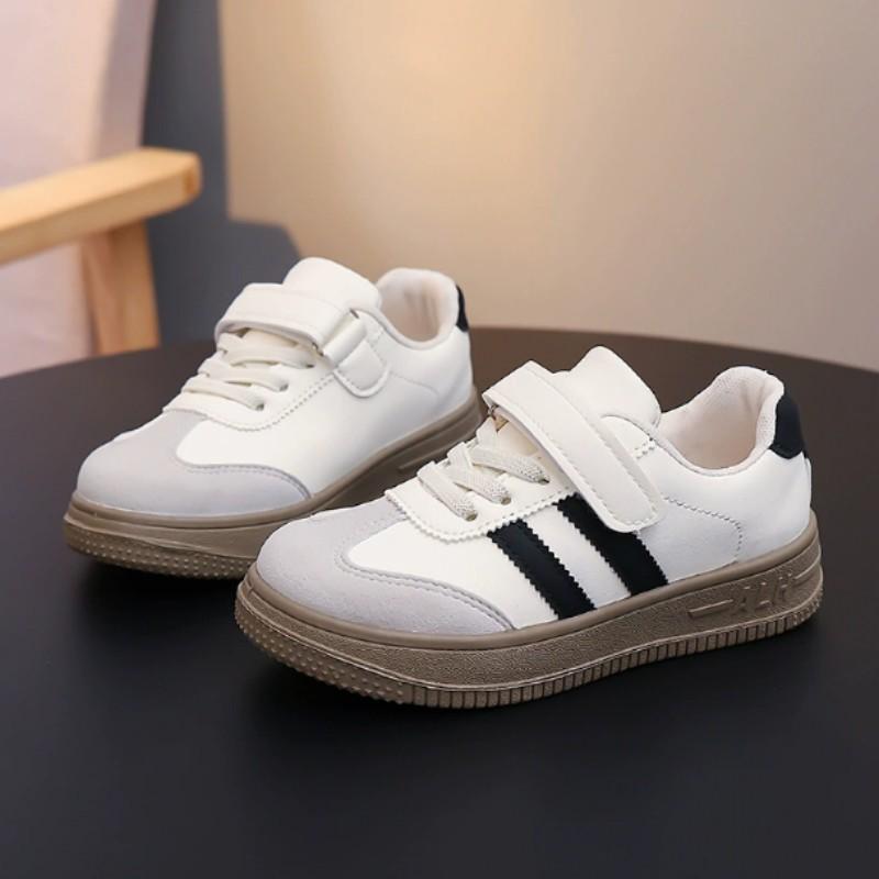 

Kids moral training shoes autumn new black boys white shoes anti slip girls fashionable casual sports shoes 27-27 37