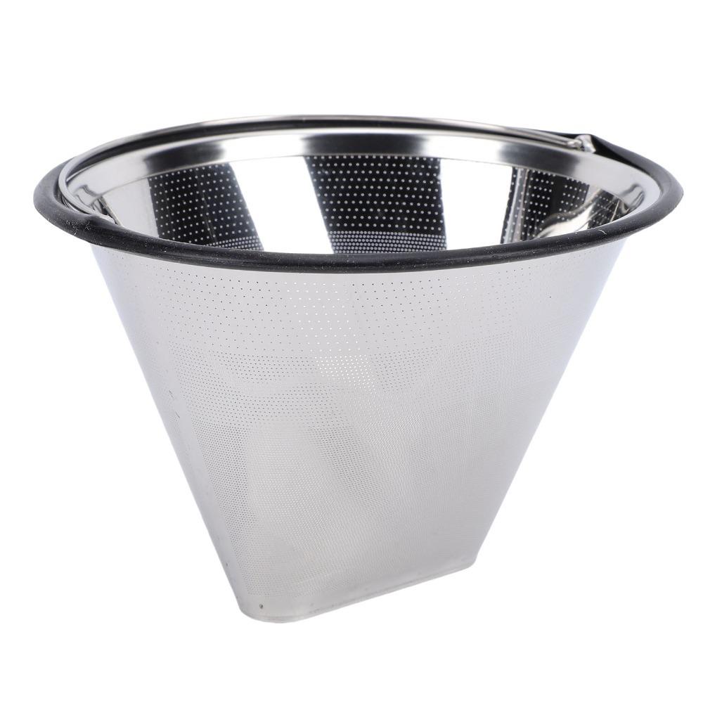 Stainless Steel Coffee Maker Filter Reusable Coffee Filter Basket Home Coffee Brewing