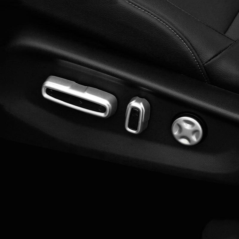 For Honda CRV CR-V 2017 2018    2022 Car Carbon Auto Seat Adjustment Button Switch Cover Decorative Case Knob Trim