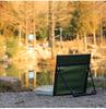 Lightweight Portable Folding Beach and Camping Chair with Backrest - Single Person Use