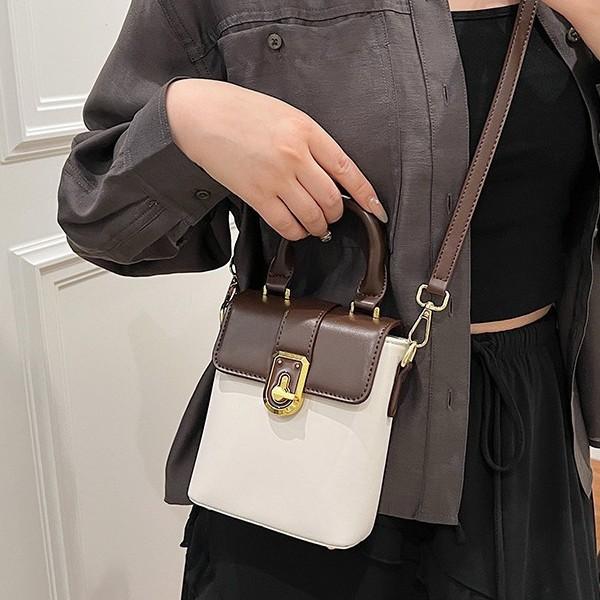 Premium Sense Simple Retro Handbag Bag Small Square Bag 2025 New Commuter Shoulder Women's Bag Mobile Phone Messenger Bag