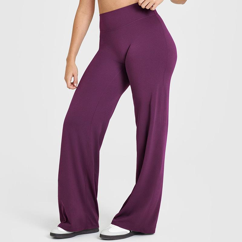 Yoga Pants Women's Long Pants High Waist Straight Pants Loose and Thin Yoga Clothes Sports Outdoor Fitness Clothes Women