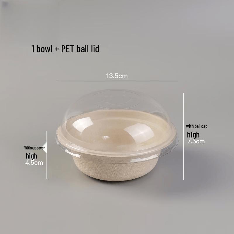 

Disposable Bowls with Dome Lids Set