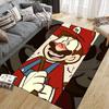 Super Mario2 Flannel Pattern Square Carpet,Area Rug,Carpet Rug for Living Room Bedroom Sofa Playroom Decor,Non-slip Floor Mat