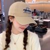 Women Embroidery Letters Baseball Cap Solid Color Cotton Snapback Visors Peaked Hat Korean Girls Outdoor Hip Hop Dad Trucker Cap