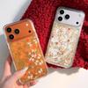 Creative Fun Quicksand Little Horse Transparent iPhone 16/17 Pro Case Compatible with 14/15 Pro Max Female