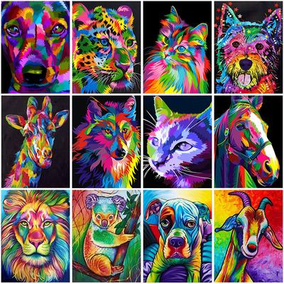 Pittura Diamante 5D Animale Arte Diamante Trapano Rotondo Completo Nuovo Arrivo Ricamo Diamante Punto Croce Saldi Decorazione Casa