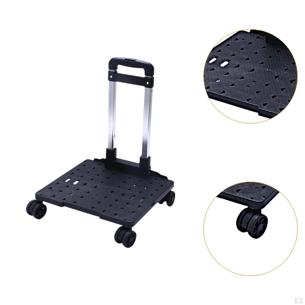 Backpack Trolley Cart Rolling Luggage Reinforced Base Anti Slip Design Travel for