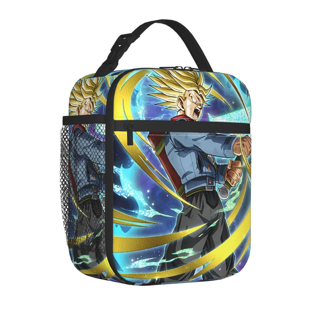 Bolsa de Almuerzo de Dibujos Animados, Bolsa de Picnic con Estampado Completo Para Estudiantes de Primaria y Secundaria, Bolsa Térmica Resistente al Desgaste de Gran Capacidad