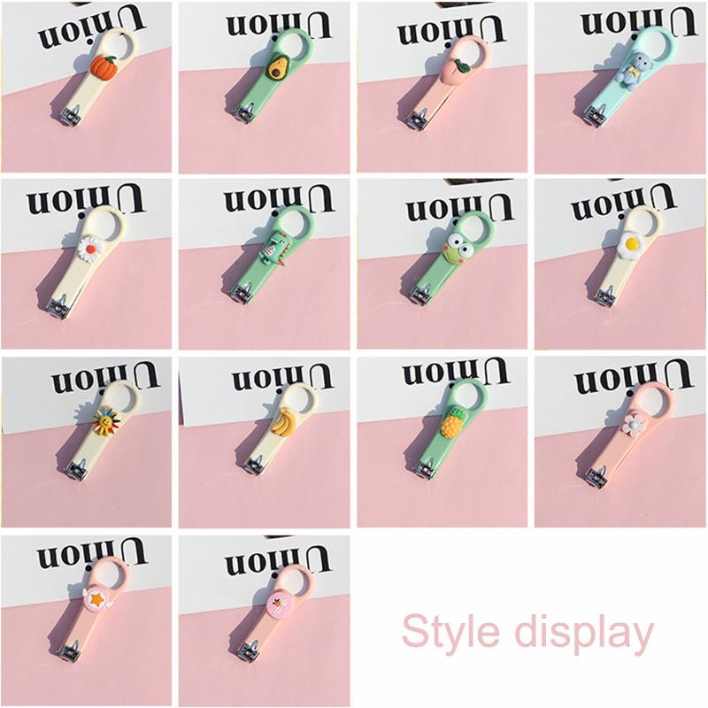 Nail Scissor Cartoon Cute Nail Clippers Cutter Colorful Kid Nail Scissor Clippers Pedicure Toe Nail Trimmer Beauty Manicure Tool