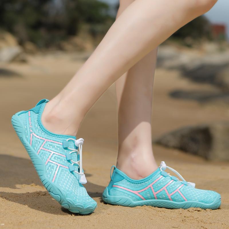 Breathable Aqua Shoes Unisex Quick Drying Beach Water Sports Shoes Non-slip Barefoot Wading Sneakers for Surfing Sailing Diving