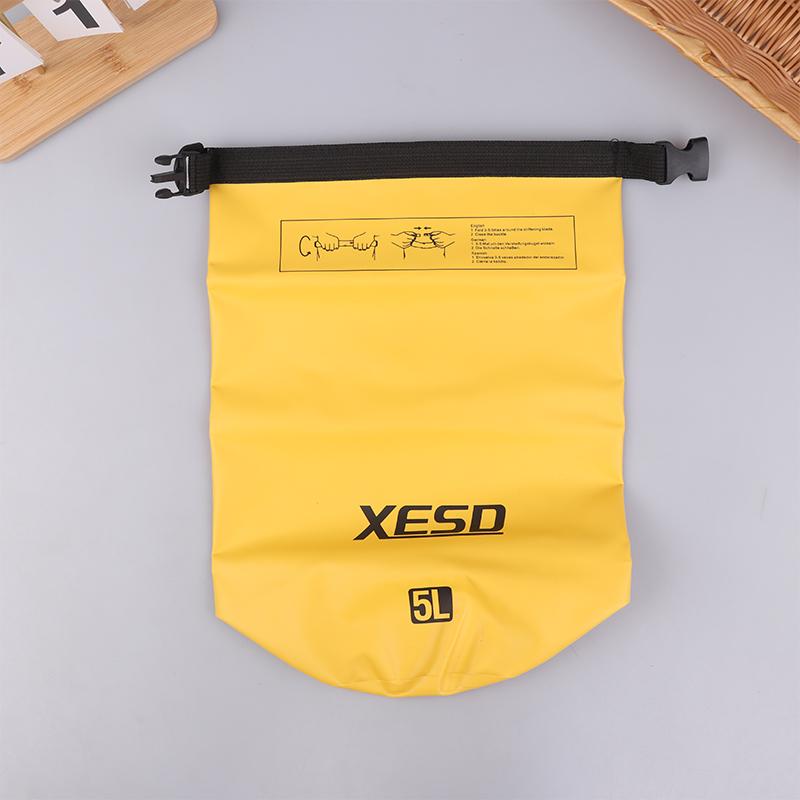 Borsa Impermeabile da Nuoto 500D Dry Sack 2/5/10L Borse Impermeabili Galleggianti per Attrezzatura Asciutta per Nautica Pesca Rafting Nuoto
