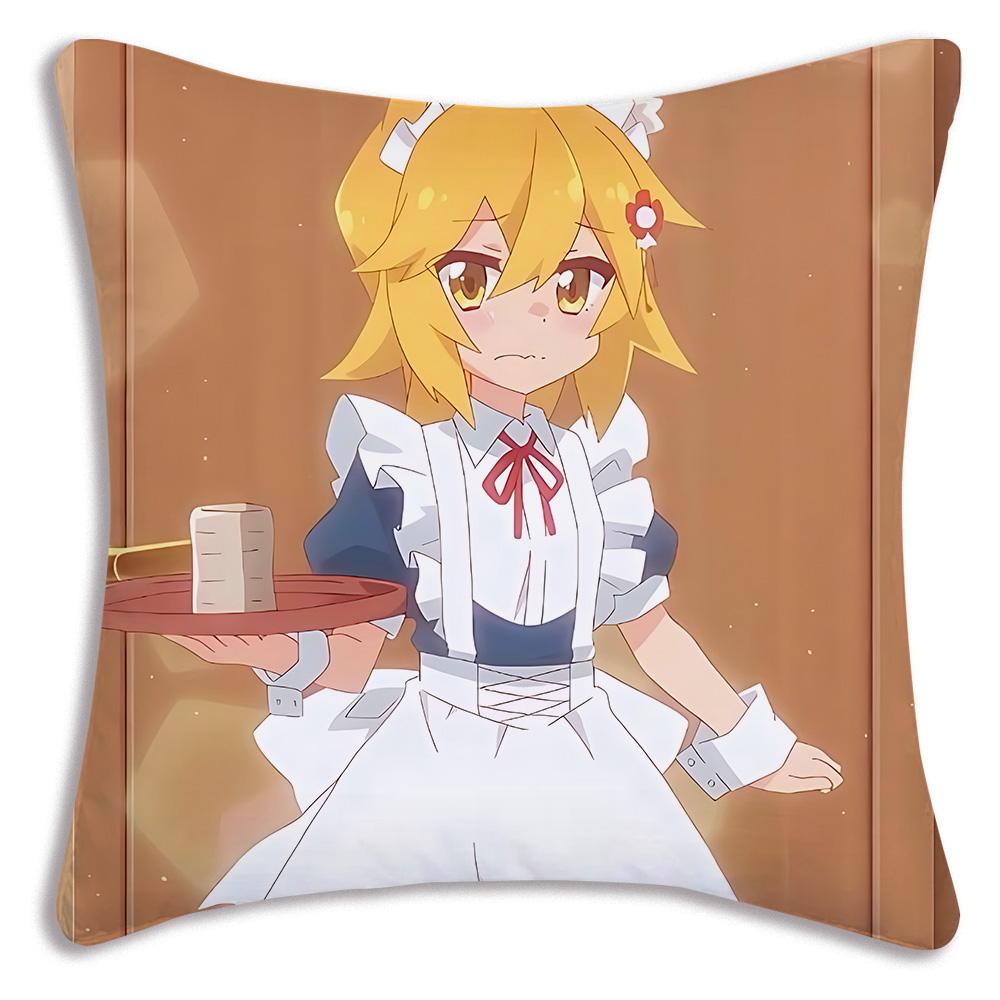 Cute The H-Helpful Fox Senko San Pillow Covers Cartoon Sofa Decorative Home Double-sided Printing Short Plush Cute Cushion Cover