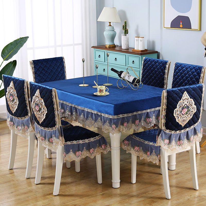 Wysokiej jakości chiński styl pogrubiony kwadratowy obrus biurkowy nowy styl antypoślizgowa poduszka siedziska obrus domowy obrus na krzesło