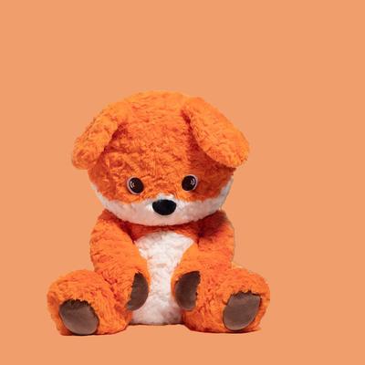 Cute Orange Fox Plush Toy Soft Stuffed Animal Fox Doll Fluffy Fox Plushie For Kid Adult Birthday Gift Home Decoration Creativity