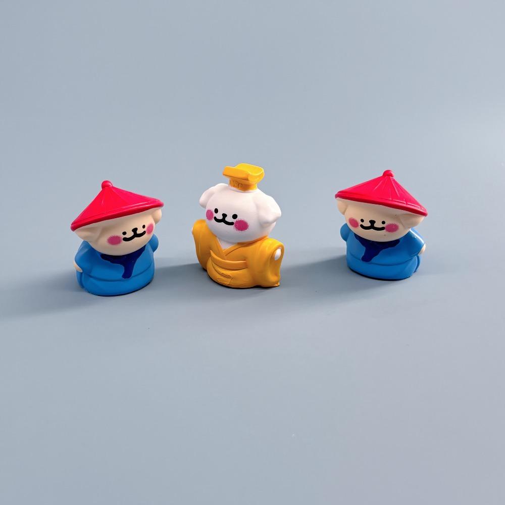 

1/3/5/6pcs Emperor Desktop Ornament Handmade Craft Mini Miniature Ornament Desktop Display Resin Miniature Model Lawn Pot Decor