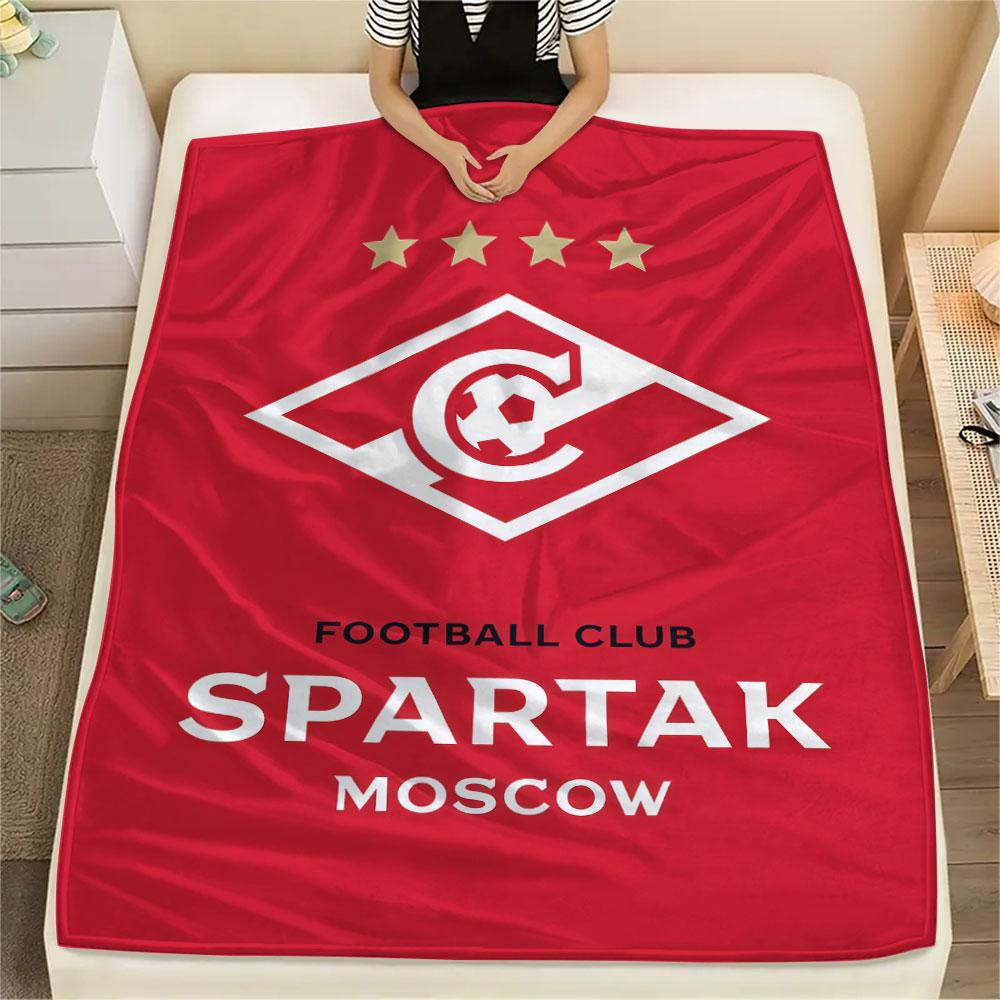 1PC Spartak Moscow Rush Blanket, High Quality Comfortable for All Seasons, Home Decor, Warmth and Comfort