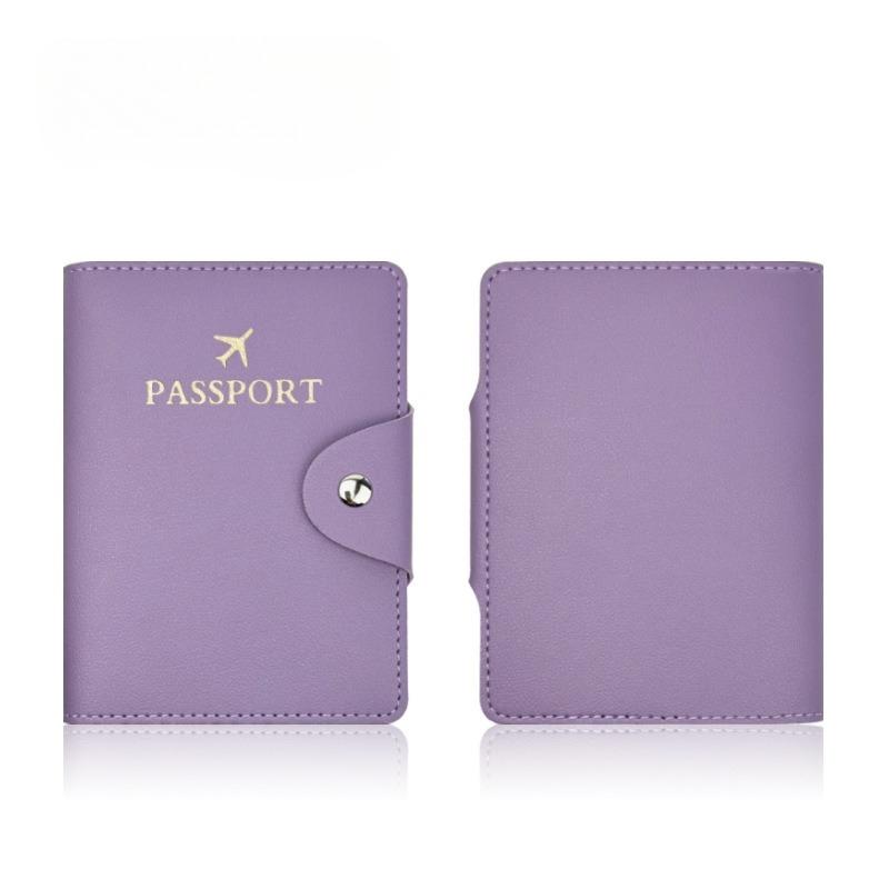 1 Stück Reisepass-Schutzhülle aus Pu-Leder, Dokumentenetui, Reisepass, Schutzhülle, Material, wasserdicht, für Frauen und Mädchen