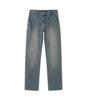 BLACKBROWN Tapered Fit Hidden Elastic Waist Denim Pants [Middleblue]