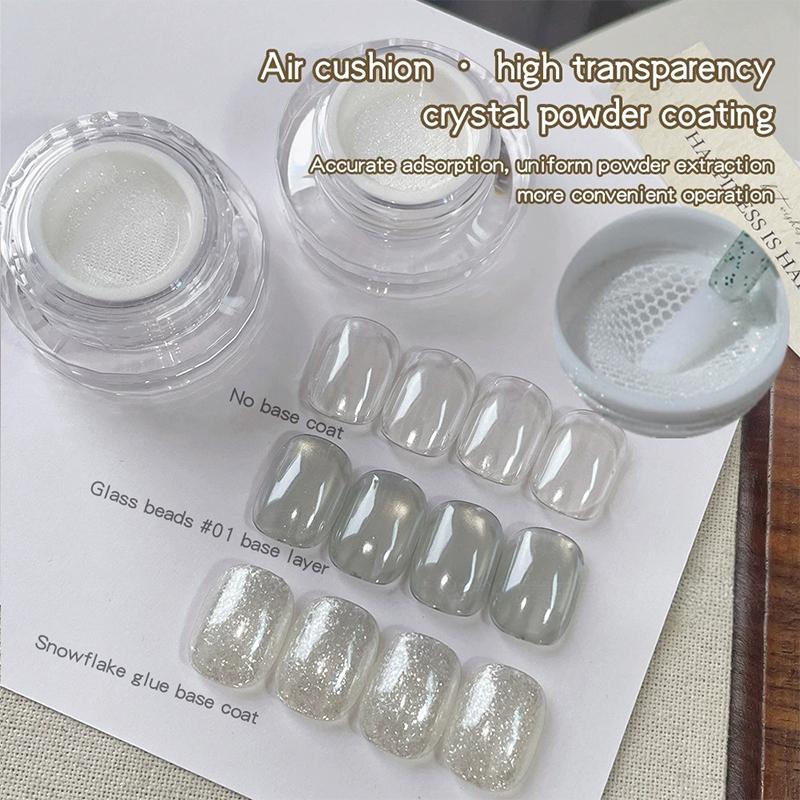 Mondlicht Perlmutt Weiß Nägel Glitzerstaub Chrom Aurora Weiß Einreibpulver Spiegelpigment Nail Art Zubehör Dekoration