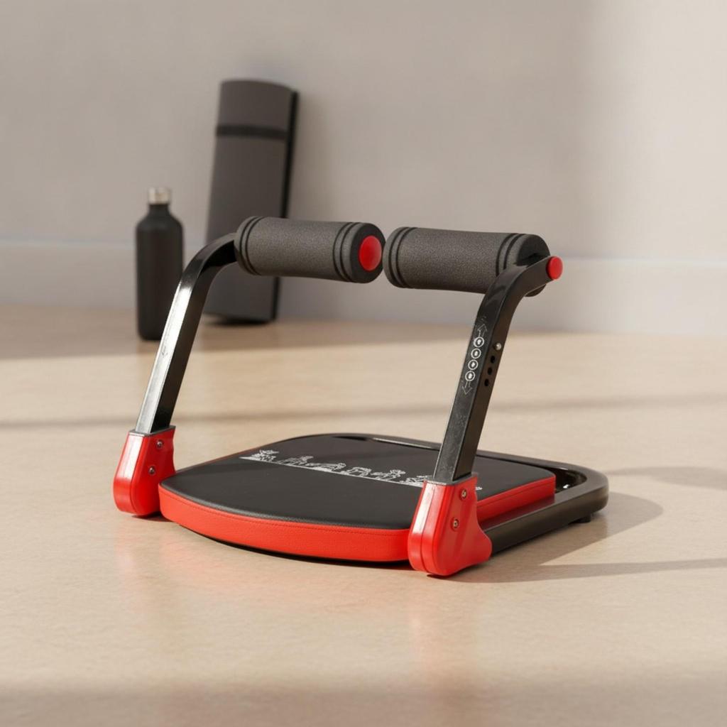 Compact Ab Midsection Workout | Space-Saving, Sit-up Exercise Equipment,