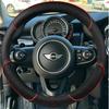 Handgestikt Suede&leer Volledige Afdekking Stuurwielhoes voor Mini Cooper S JCW F54 F55 F56 F57 F60 Countryman