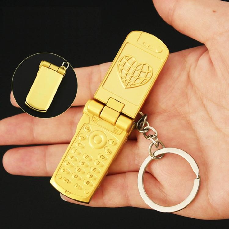 Mini Mobile Phone Shaped Charm Keychain Cute Sweet Harajuku Key Chain Decorations Unique Gift Creative Y2k Accessories