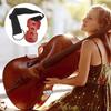 Ergonomická protiskluzová podložka pod cello vyrobená z masivního dřeva pro bezpečné umístění a dlouhodobé používání