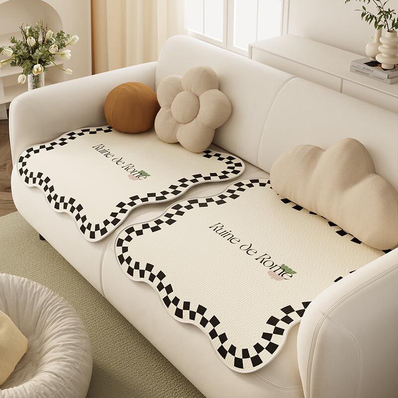 

Handun Прохладная на ощупь ледяная шелковая противоскользящая секционная накидка на диван