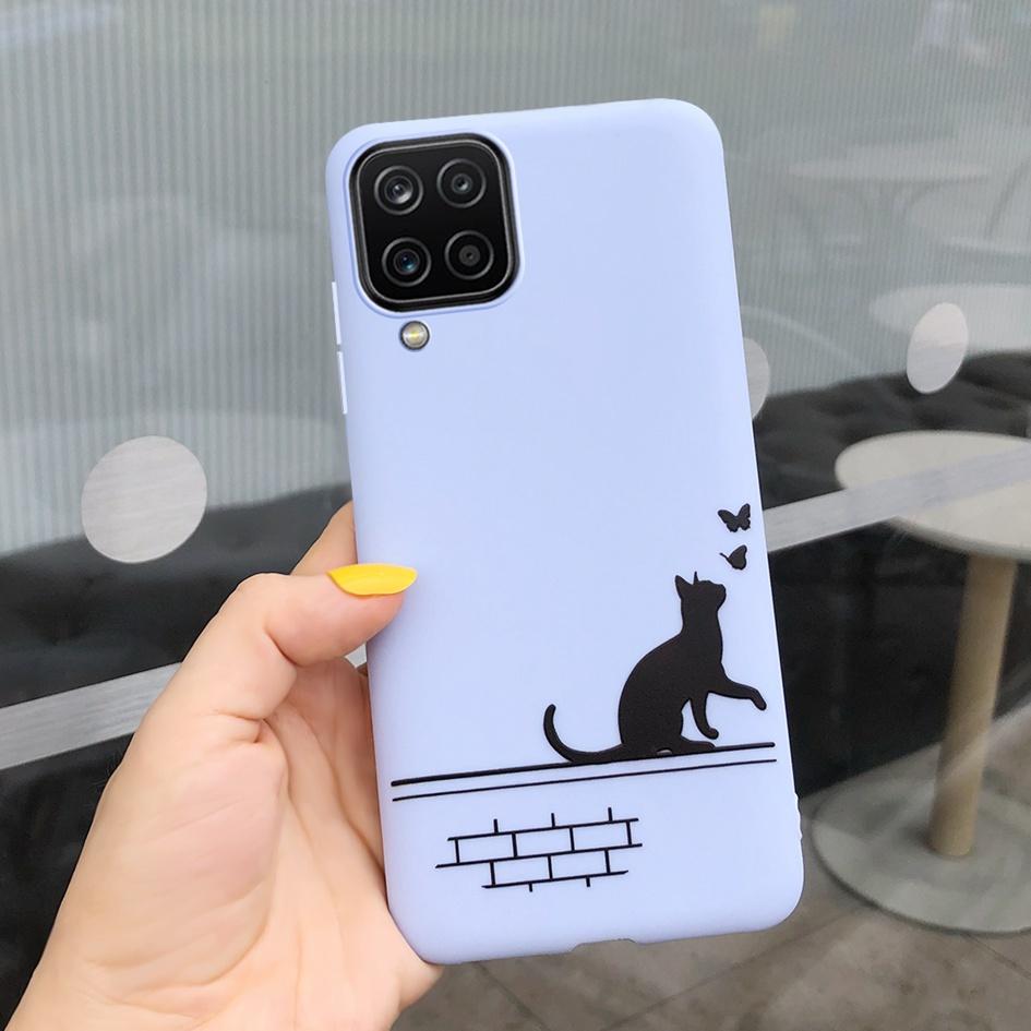 For Samsung Galaxy A12 Case Samsung A42 5G Lovely Heart Cover Back Fundas For Samsung A 12 SM-A125F SM-A426B A 42 5G Phone Cases