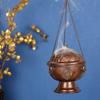Brass Antique Finish Tibetan Style Hanging Incense Burner QA605