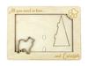 Eurasian, Eurasier - Photo Frame, Engraved Wooden Frame, a Lovely Gadget for the Dog Lover by