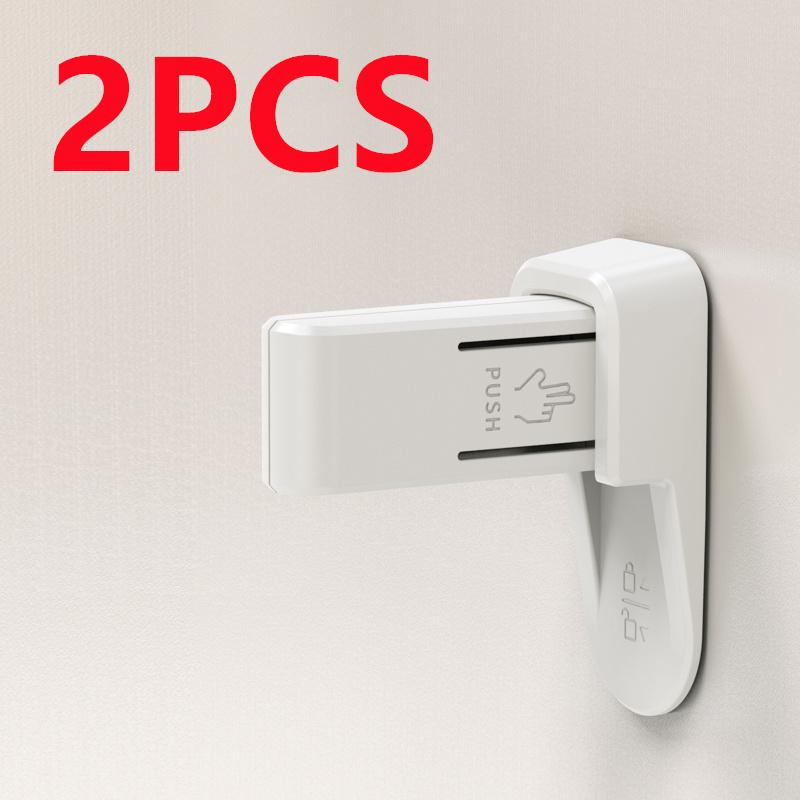 

Домашнее универсальное защитное устройство из АБС-пластика для детей. Простая установка. Замки с защитой от открытия. Ручка дверного замка. Детский безопасный дверной замок. зелёный