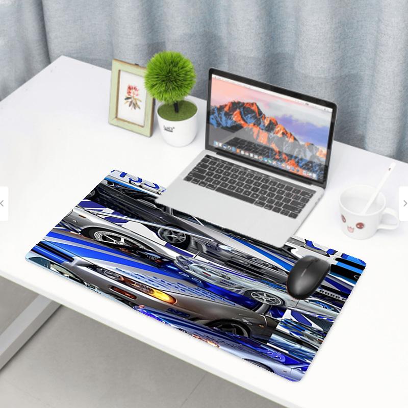 Podložka pod myš s potiskem Skyline GT, Protiskluzová podložka na plochu pro klávesnici, pro PC Laptop Hraní Práci Denní Použití, Skvělý Festivalový Překvapivý Dárek