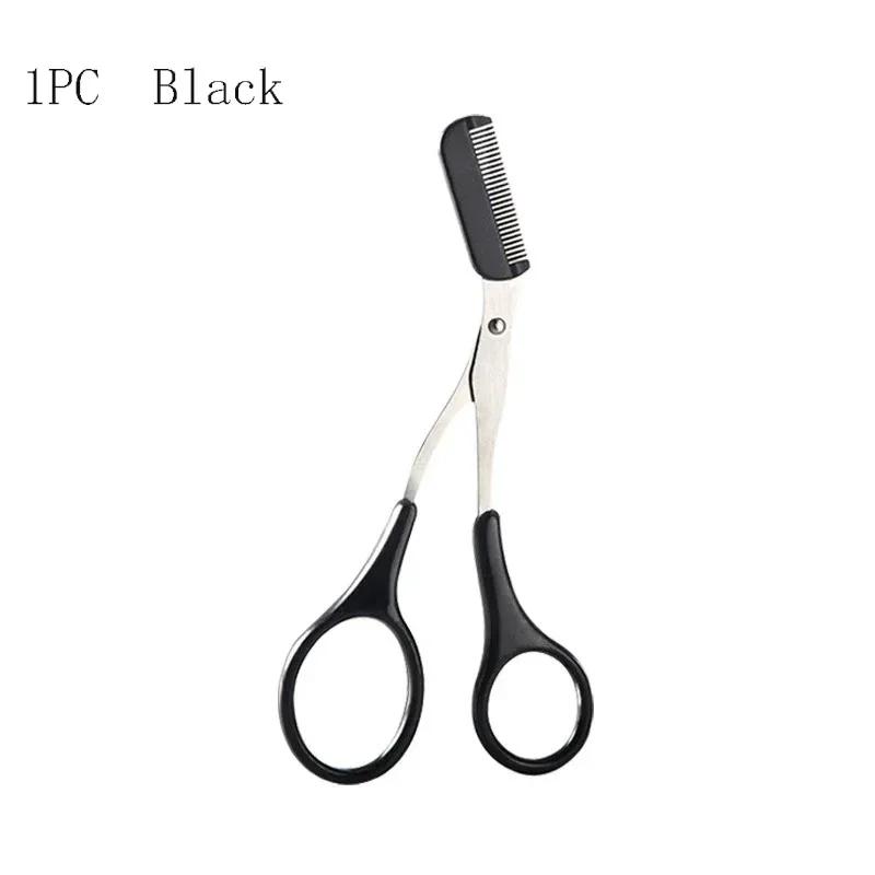 1/2/3/4pcs Eyebrow Trimmer Makeup Tools Stainless Steel Eyebrow Scissors with Comb Hair Removal  Eyebrows Shaping Makeup tools
