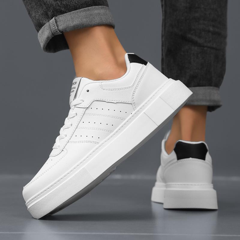 Four Seasons Simple Daily Low Top Lace-Up Youth Leisure Sports Board Shoes