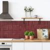 1 Stück Wasserdichter 3D-Wandaufkleber Feuchtigkeitsbeständig Schmutzabweisend Küchenschrank Renovierung Fliese DIY Ölbeständig Küchenrückwand