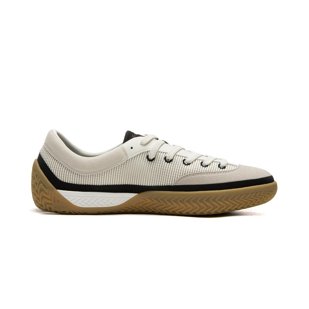 Li Ning Break The Mold Slip Resistant Cushioning Abrasion Resistant Breathable Low top German Army Trainers Men's Gray AGCW207-2